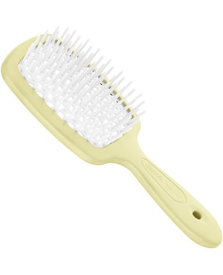 Janeke Superbrush small Щітка для волосся жовта з білим 94SP234 GIA фото