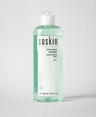 Soskin Очищуючий лосьйон для жирної та комбінованої шкіри – Gentle purifying lotion-combination or oily skin 250ml 1821890755 фото