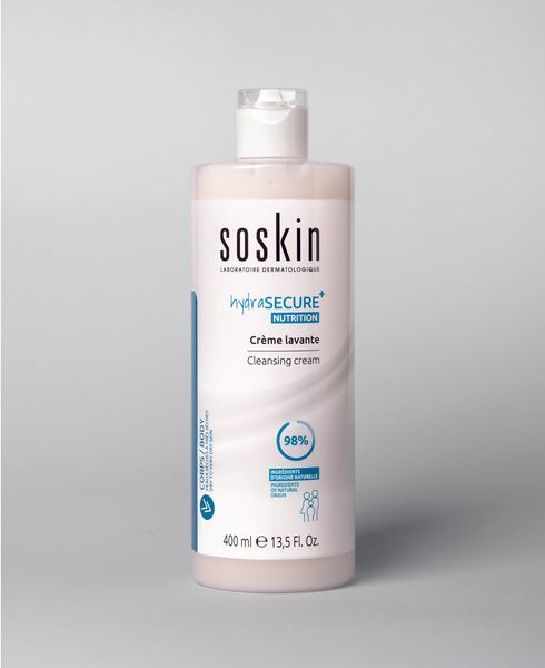 Soskin Очищающий крем для душа – Cleansing cream hydrasecure  400ml 60310 фото