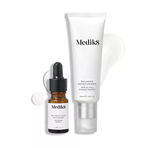 Medik8 Balance Moisturiser & Glycolic Acid Activator увлажняющий крем с пробиотиками 1837208006 фото