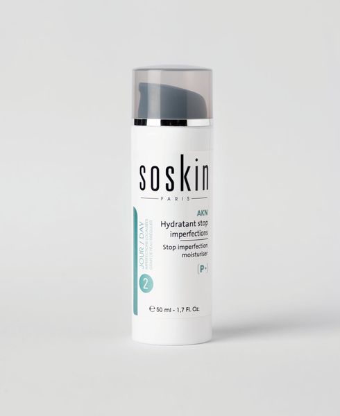 Soskin Увлажняющий крем для проблемной кожи лица – AKN Stop imperfection moisturiser 50ml 30240 фото