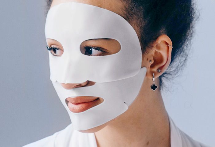 Polypeptide Collagel Mask for Face 4 Pack – Гідрогелева маска проти зморшок для обличчя HP30 фото