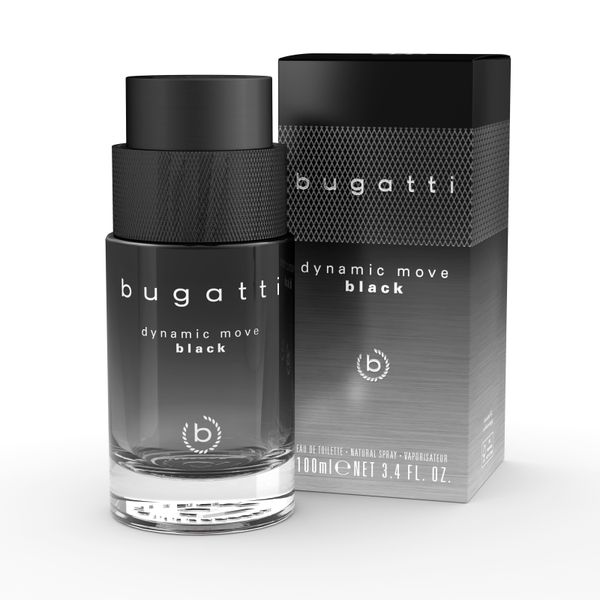 Bugatti Туалетна вода для чоловіків Dynamic Move black 100ml 41218 фото