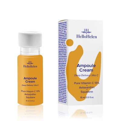 Крем з вітаміном C HelloHelen Ampoule Cream 15ml HC5756 фото