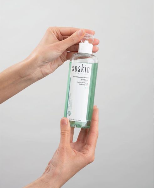 Soskin Очищающий гель для жирной и комбинированной кожи - Purifying cleansing gel 250ml 1821719015 фото