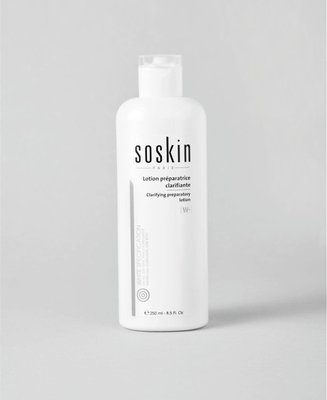 Soskin Освітлюючий підготовлюючий тонік-ексфоліант – Clarifying preparatory lotion 250ml 1821732161 фото