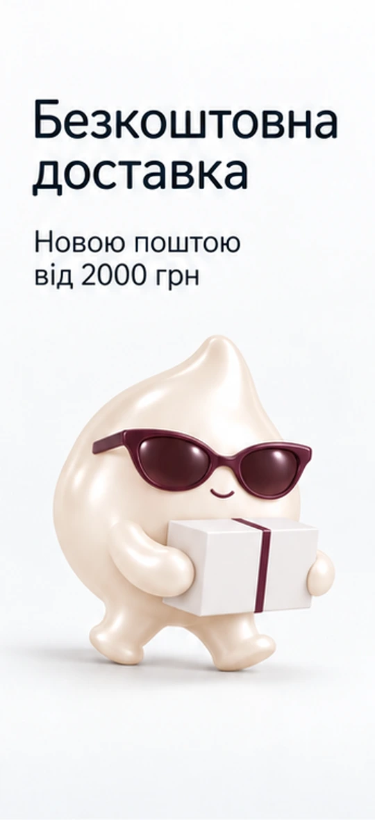 Безкоштовна доставка Новою поштою від 2000 грн