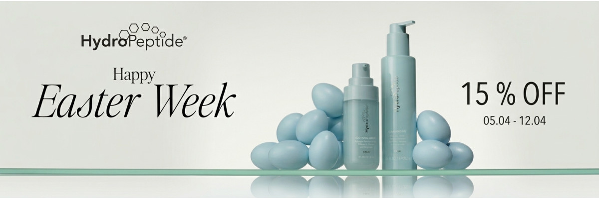 Пасхальная неделя с HydroPeptide: скидка -15% на весь ассортимент!