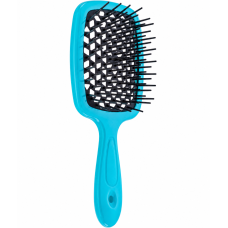 Janeke Superbrush small Щітка для волосся синя з чорним