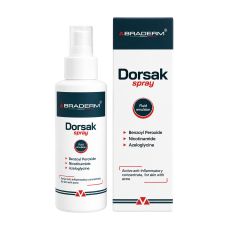Противовоспалительный спрей-эмульсия BRADERM Dorsak Spray, 100 мл