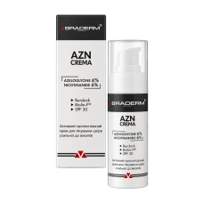 Сонцезахисний протизапальний крем SPF30 BRADERM AZN Cream, 30 мл