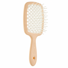 Щітка для волосся Janeke Superbrush Small, персикова з білим