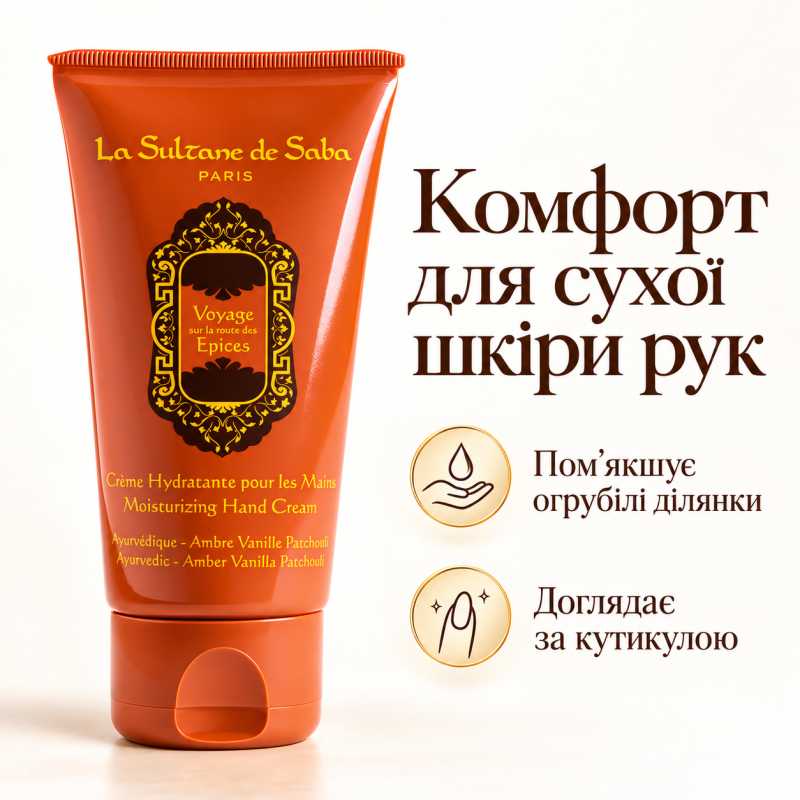 Крем для Рук Аюрведик La Sultan De Saba Ayurvedic Moisturizing Hand Cream 50 мл