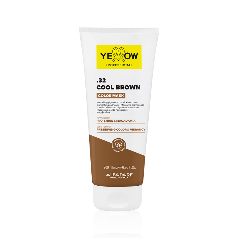Yellow COLOR CARE Тонирующая цветная маска 32. Cool Brown