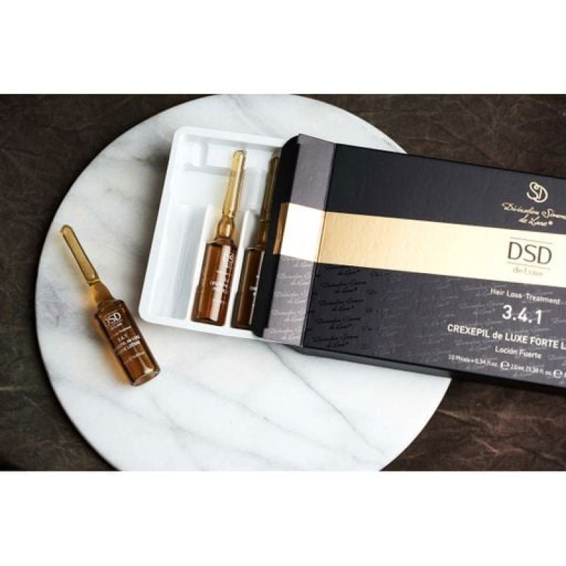 Лосьйон DSD de Luxe 3.4.1 Crexepil Forte Lotion для зниження випадання волосся та стимуляції їх росту, 10*10 мл