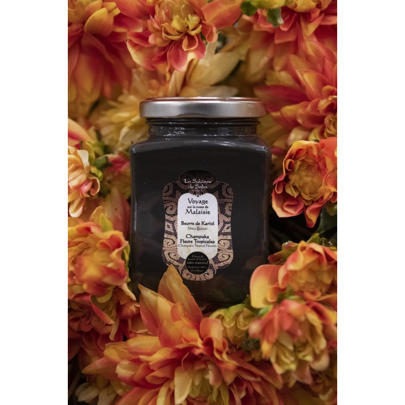 Жасмин и тропические цветы» La Sultane de Saba Beurre de Karite Malaysia Jasmin Tropical Flowers, 300 мл.