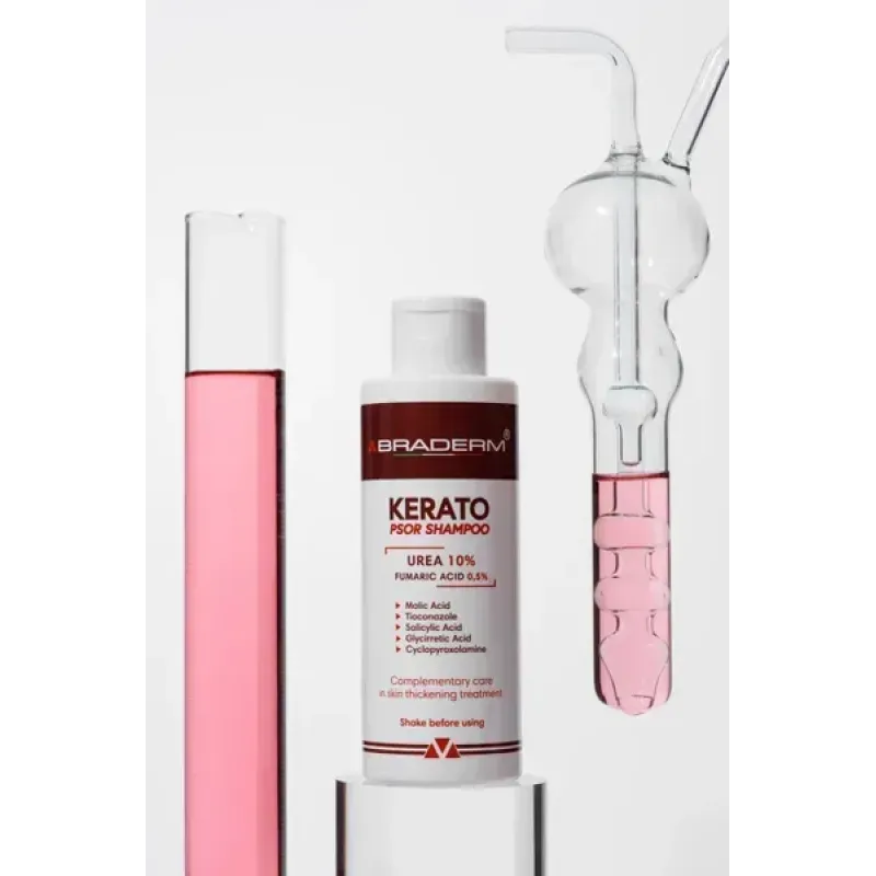 Лікувальний шампунь BRADERM Kerato Psor Shampoo, 150 мл