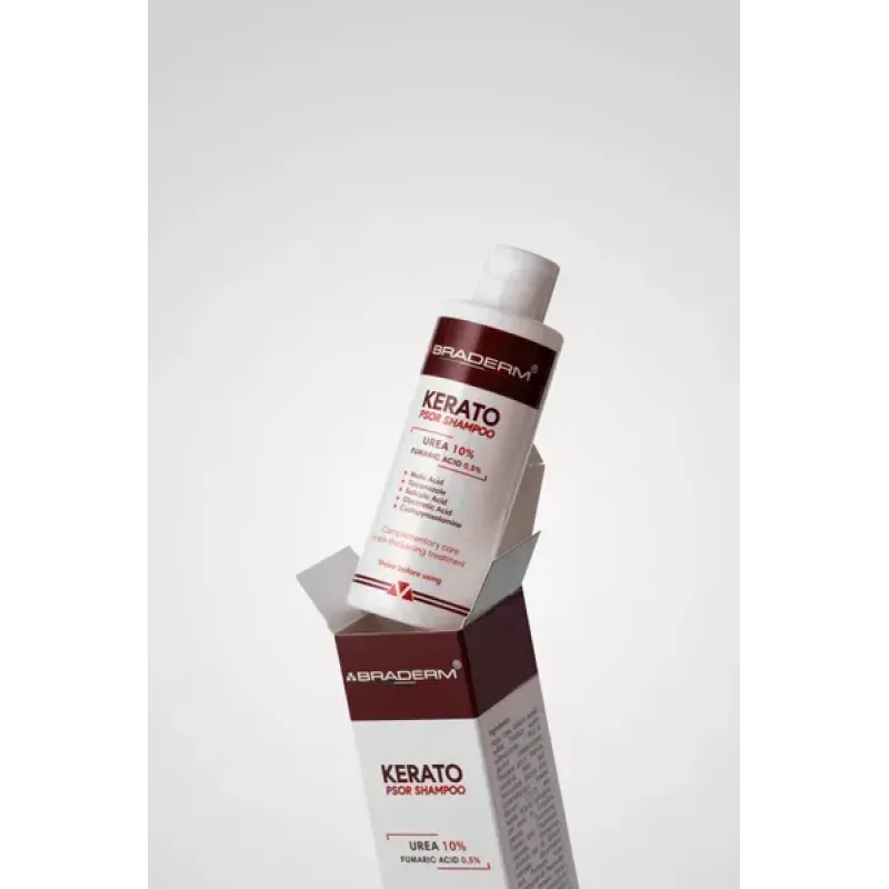 Лікувальний шампунь BRADERM Kerato Psor Shampoo, 150 мл