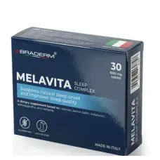 Дієтична добавка BRADERM MELAVITA Sleep Complex, 30 таблеток