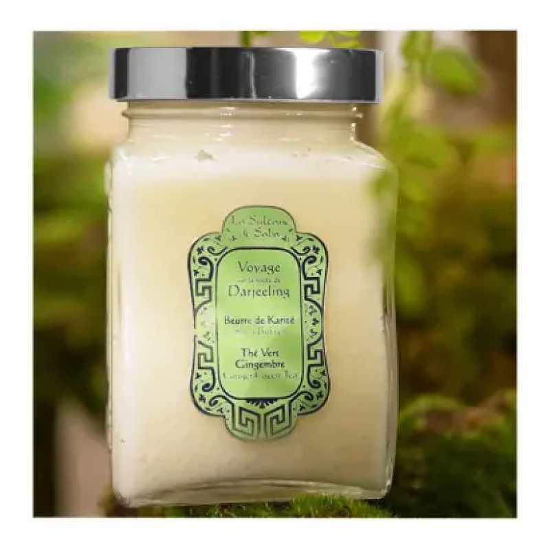 Масло карите Зеленый чай и имбирь La Sultane De Saba Shea Butter The Vert Gingembre 300 мл