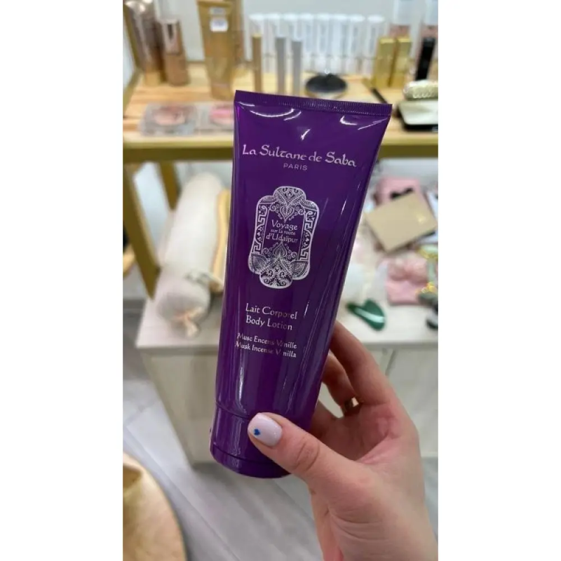Молочко для тіла з ароматом мускусу, ладану та ванілі La Sultanе De Saba Body Lotion Musk Incense Vanilla 200 мл