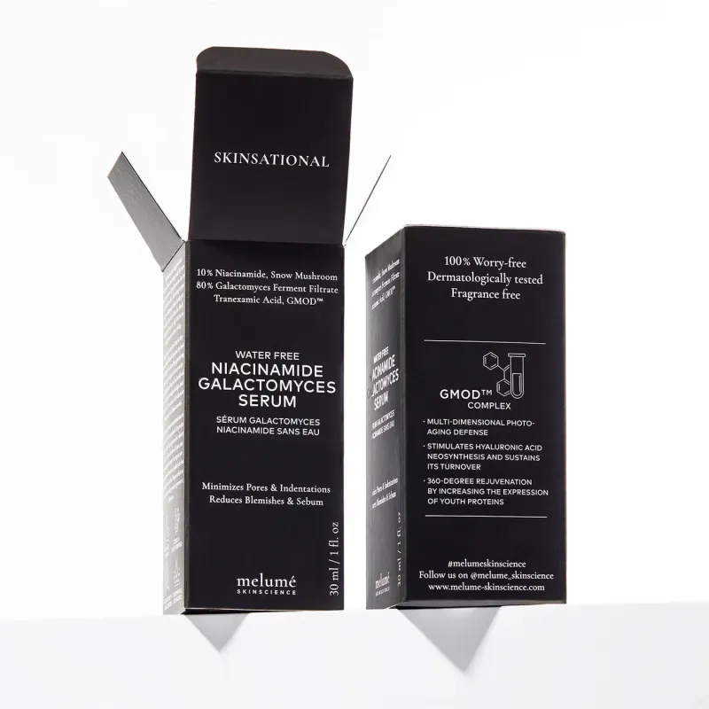 Сироватка з галактоміцетами і ніацинамідом на безводній основі Water-free Niacinamide Galactomyces Serum Melume, 30 мл