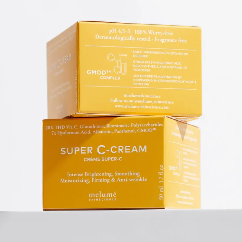 Антиоксидантний крем з 20% вітаміном С THD Melume Super C-Cream, 50 мл