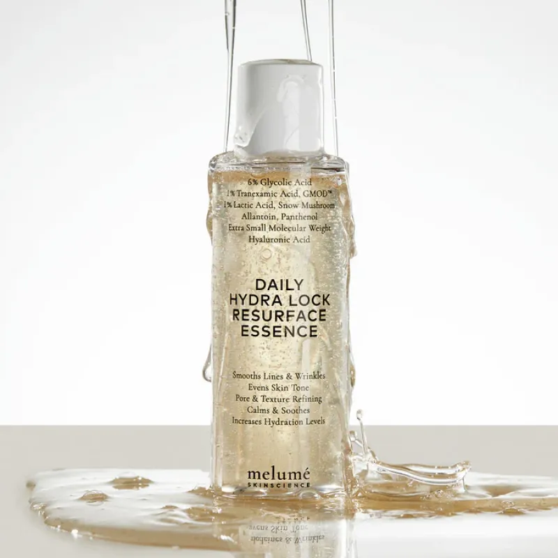 Зволожувальна есенція з кислотами Melume Daily Hydra Lock Resurface Essence, 150 мл