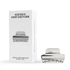 Металева заколка для волосся Sister's Aroma Silver Maxi