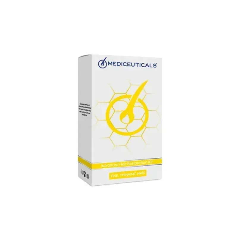 Набір проти випадіння та стоншення волосся у чоловіків (для нормального/жирного волосся) Mediceuticals Advanced Hair Restoration Kit
