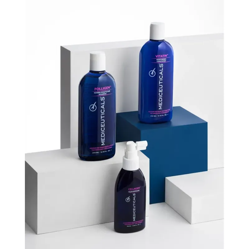 Набор для стимуляции роста волос для женщин (нормальные/тонкие волосы) Mediceuticals Advanced Hair Restoration Kit