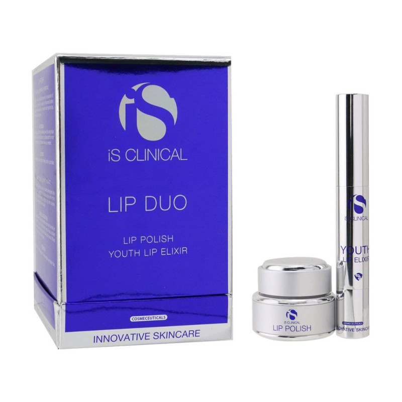Набор для ухода за губами iS Clinical Lip Duo (скраб для губ Lip Polish, 15 г + эликсир для губ Youth Lip Elixir, 3.5 г)