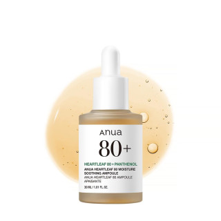 Заспокійлива сироватка для обличчя Anua Heartleaf 80% Soothing Ampoule, 30 мл