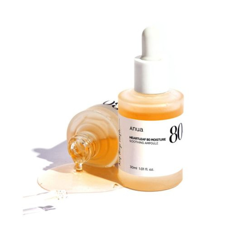 Успокаивающая сыворотка для лица Anua Heartleaf 80% Soothing Ampoule, 30 мл