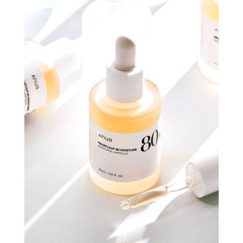 Успокаивающая сыворотка для лица Anua Heartleaf 80% Soothing Ampoule, 30 мл