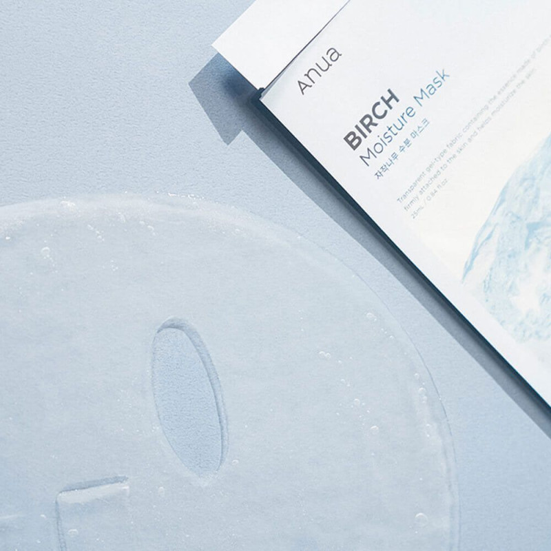 Увлажняющая тканевая маска для лица Anua Birch Moisture Sheet Mask, 25 мл x 10 шт