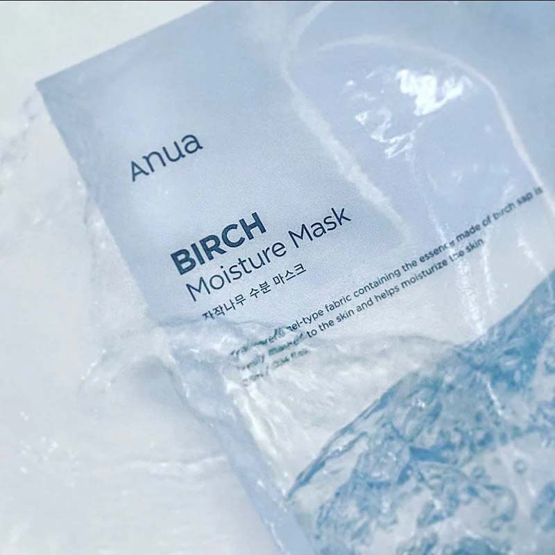 Увлажняющая тканевая маска для лица Anua Birch Moisture Sheet Mask, 25 мл x 10 шт