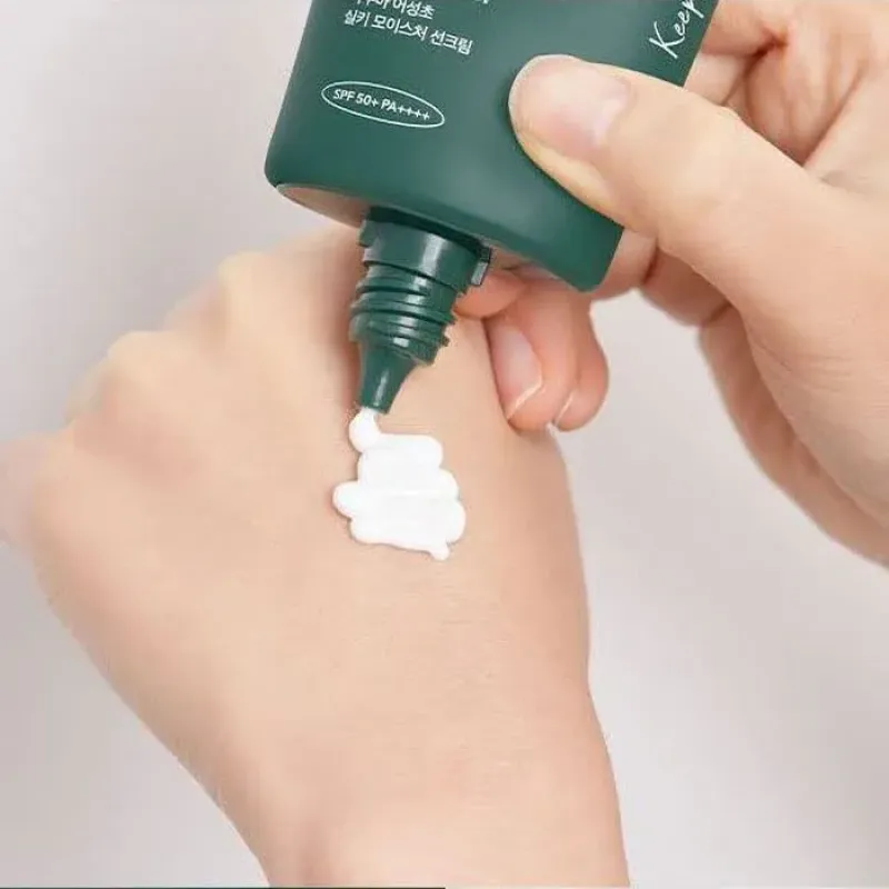 Солнцезащитный крем для лица Anua Heartleaf Silky Moisture Sun Cream SPF 50+ PA++++ 50 мл