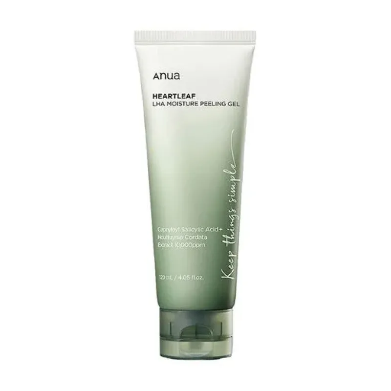 Увлажняющий пилинг для лица Anua Heartleaf LHA Moisture Peeling Gel, 120 мл