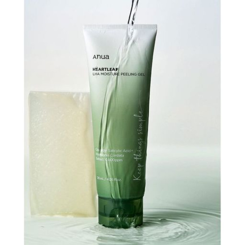 Увлажняющий пилинг для лица Anua Heartleaf LHA Moisture Peeling Gel, 120 мл