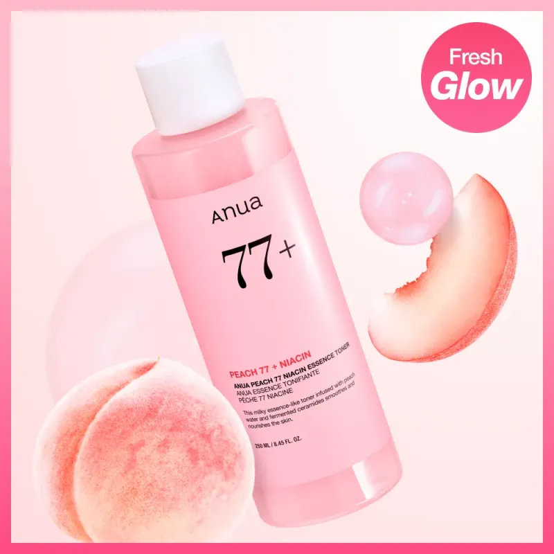 Увлажняющий тоник для лица Anua Peach 77% Niacin Essence Toner, 250 мл