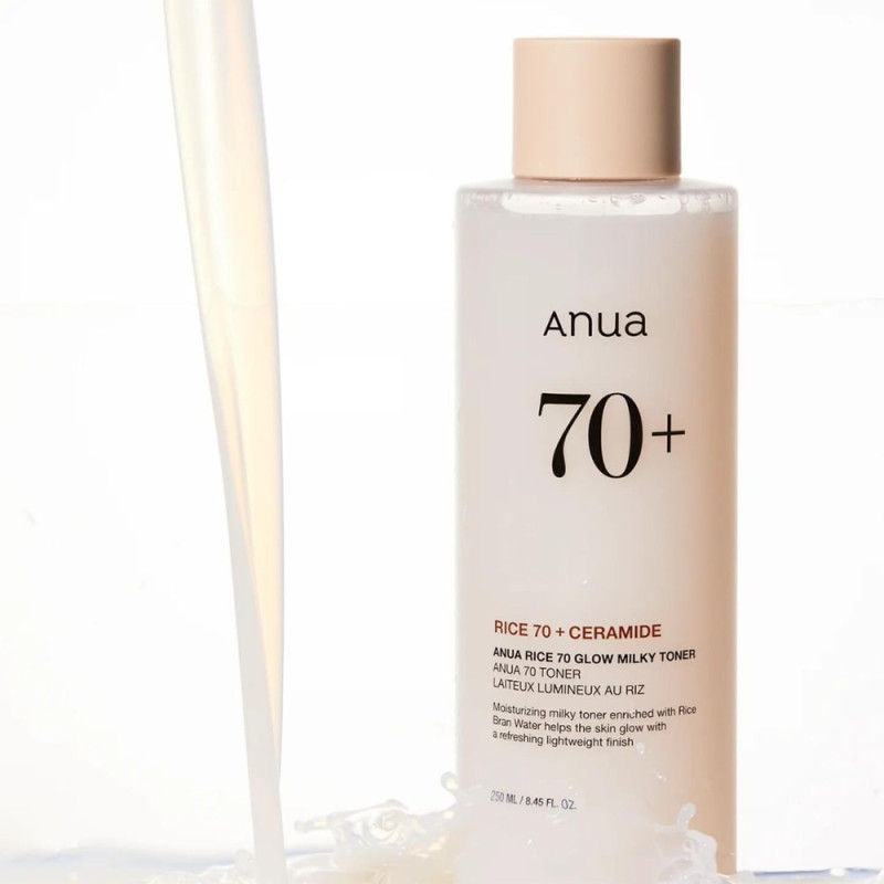 Тонер для лица Anua Rice 70 Glow Milky Toner, 250 мл