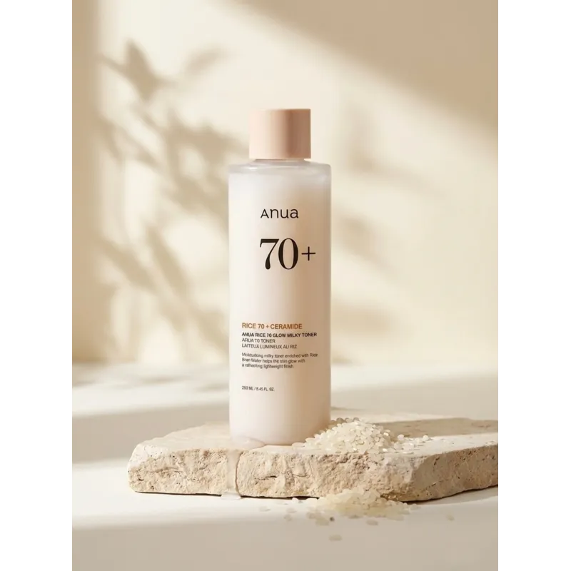Тонер для лица Anua Rice 70 Glow Milky Toner, 250 мл