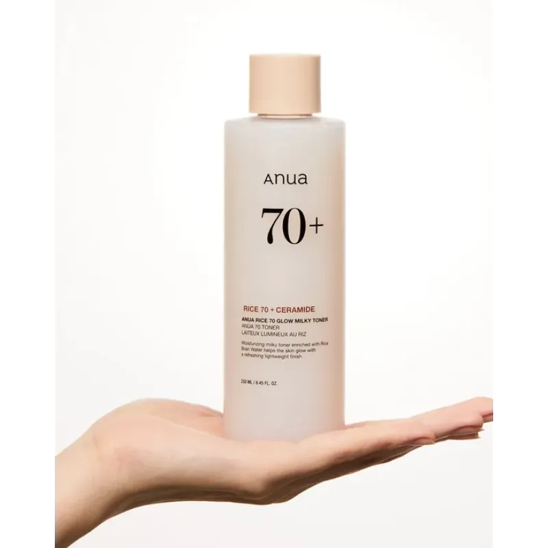 Тонер для лица Anua Rice 70 Glow Milky Toner, 250 мл