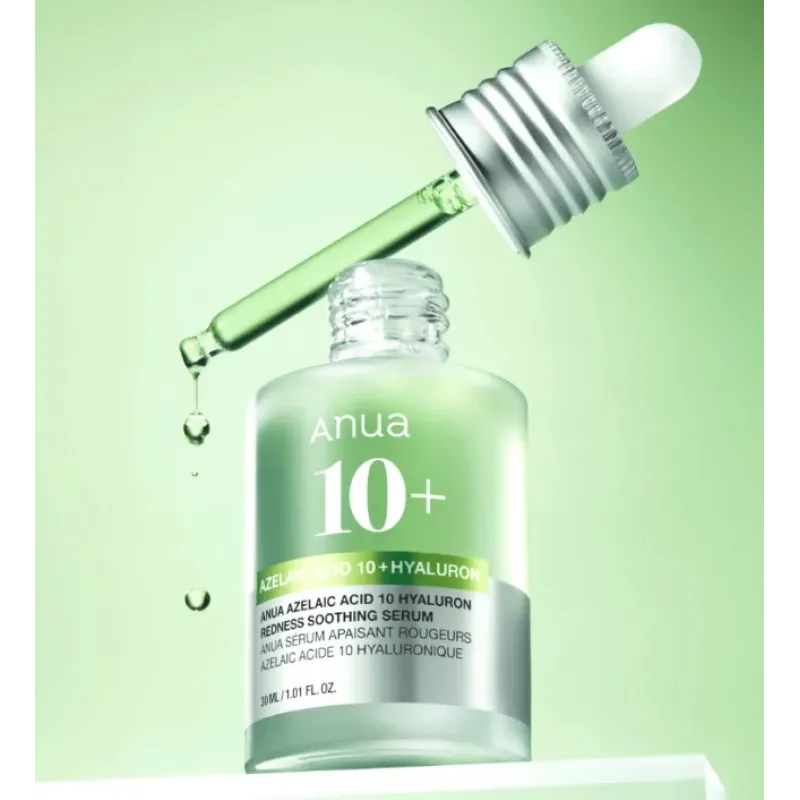 Успокаивающая сыворотка для лица Anua Azelaic Acid 10 Hyaluron Redness Soothing Serum, 30 мл