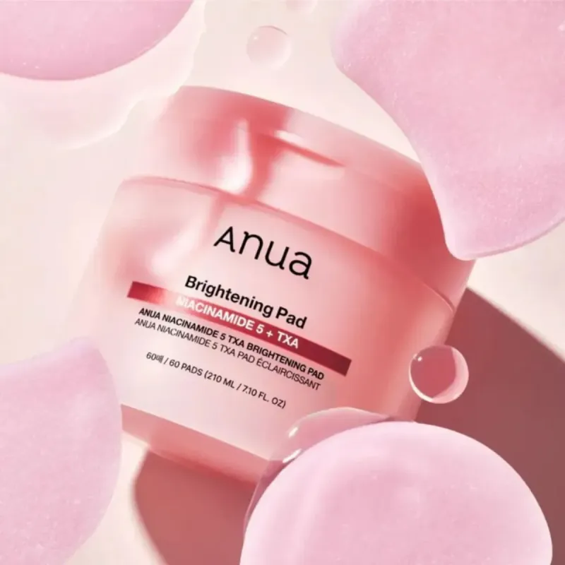 Осветляющие пэды для лица Anua Niacinamide 5 TXA Brightening Pad с ниацинамидом, 210 мл, 60 шт
