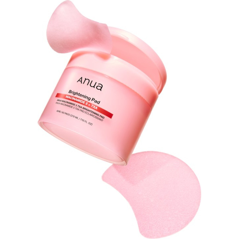 Осветляющие пэды для лица Anua Niacinamide 5 TXA Brightening Pad с ниацинамидом, 210 мл, 60 шт