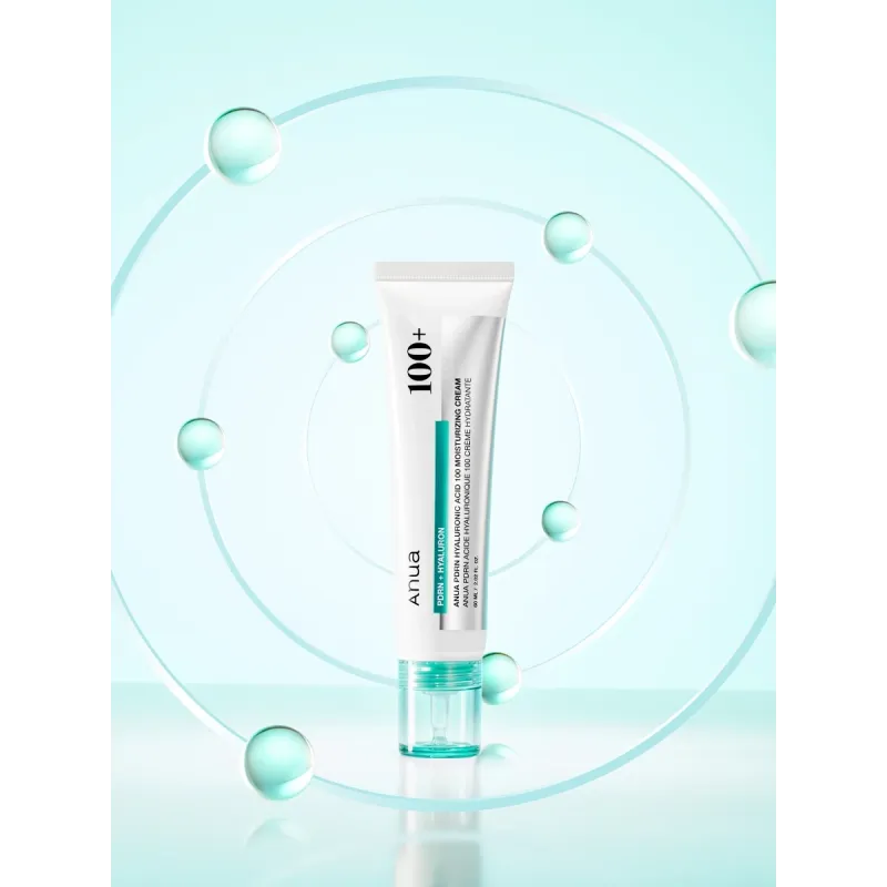 Крем для лица Anua PDRN Hyaluronic Acid 100 Moisture Cream с полинуклеотидами и гиалуроновой кислотой, 60 мл