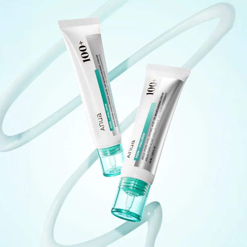 Крем для лица Anua PDRN Hyaluronic Acid 100 Moisture Cream с полинуклеотидами и гиалуроновой кислотой, 60 мл