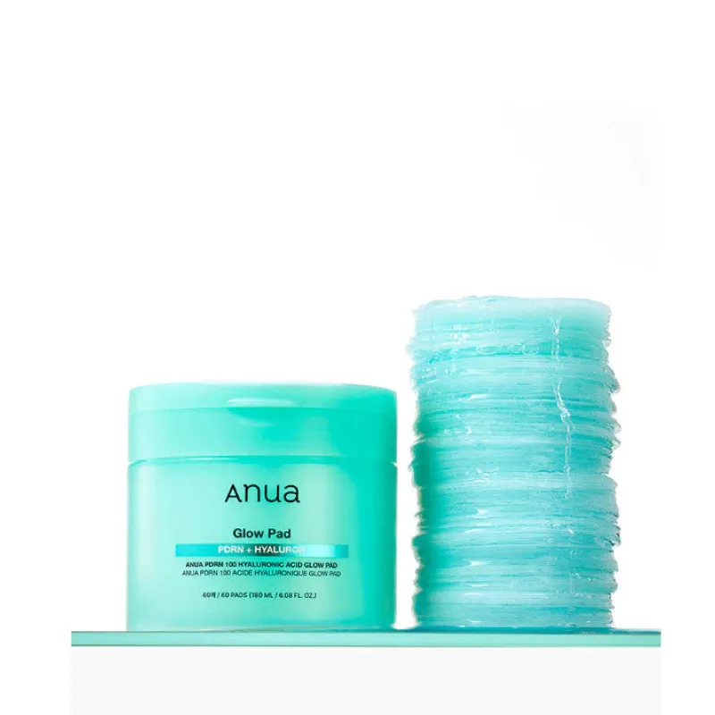 Увлажняющие пэды для лица Anua PDRN 100 Hyaluronic Acid Glow Pad, 180 мл